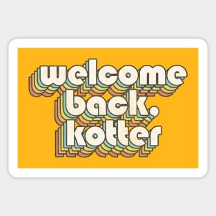 Welcome Back Kotter Sticker